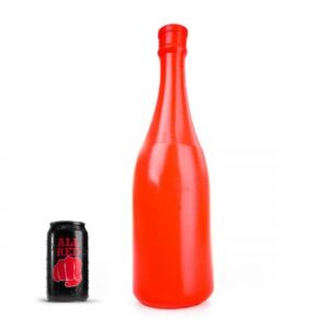 Champagne Bottle Large rood