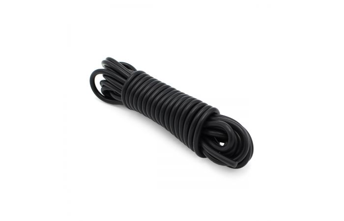 Silicone Rope 5 meter black - Afbeelding 2