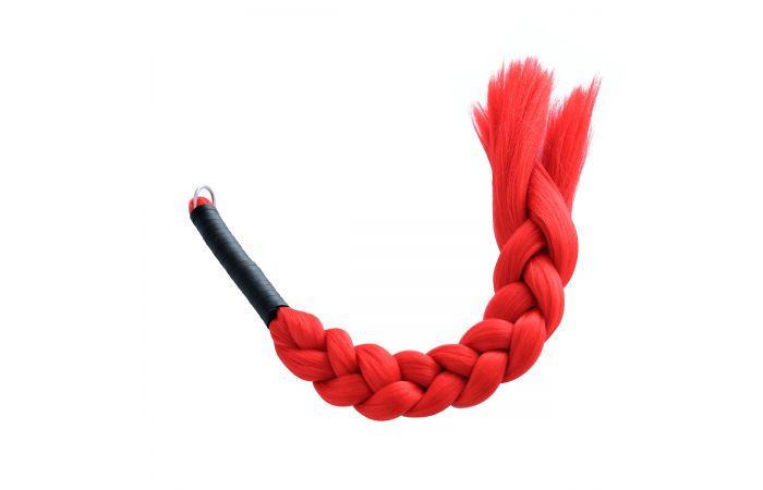 Hair Whip Synthetic Red
