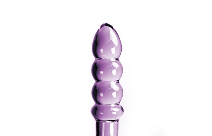 Glass Dildo Purple Curve - Afbeelding 3