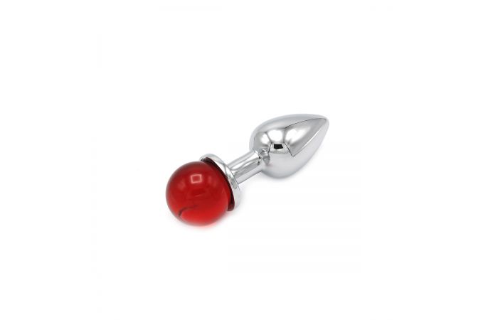 Anal Plug Ball Gem rood - Afbeelding 2