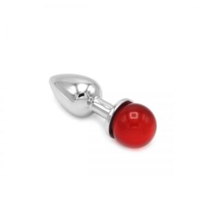 Anal Plug Ball Gem rood