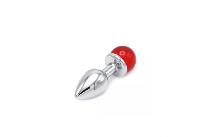Anal Plug Ball Gem rood - Afbeelding 3
