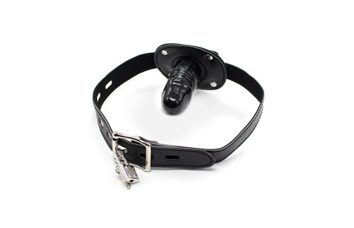 Penis Short Zwart Mouth Gag