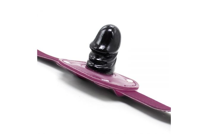 Short Penis Mouth Gag Roze - Afbeelding 4