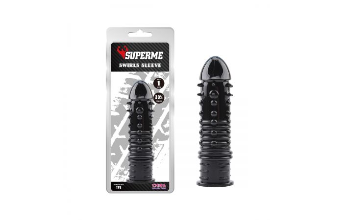 Swirls Sleeve black