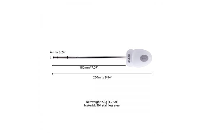 Sevanda Vibrating E-stim Metal Dilator - Afbeelding 6