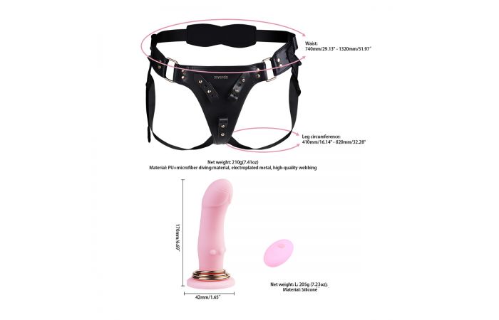 Sevanda Remote Control Strap on met Dildo - Afbeelding 2