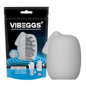 VIBEGGS Candy Curves Vibrerende Masturbatie Sleeve Wit