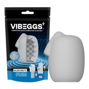 VIBEGGS Blow Misty Vibrerende Masturbatie Sleeve Wit