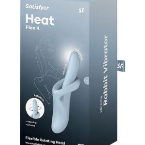 Satisfyer Heat Flex 4 Verwarmende Rabbit Blauw