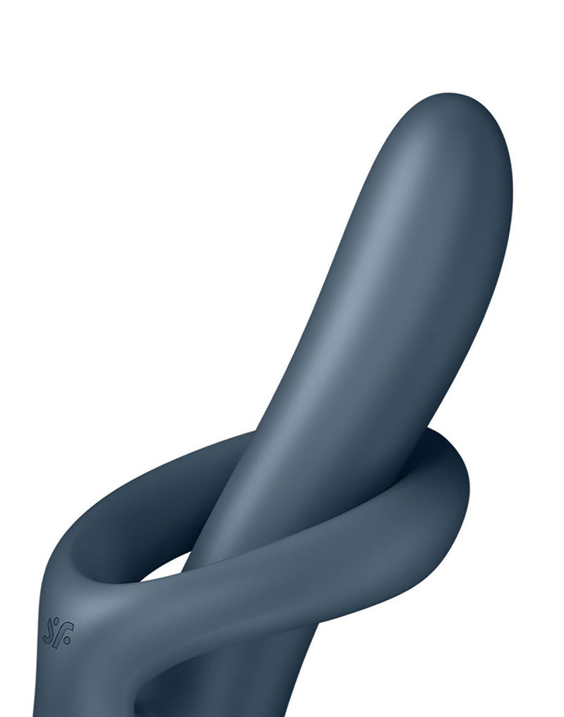 Satisfyer Heat Flex 4 Verwarmende Rabbit Grijs - Afbeelding 4