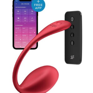 Satisfyer – Shiny Petal – Draagbare Vibrator (met app controle) – Rood