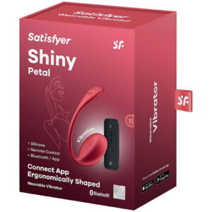 Satisfyer – Shiny Petal – Draagbare Vibrator (met app controle) – Rood