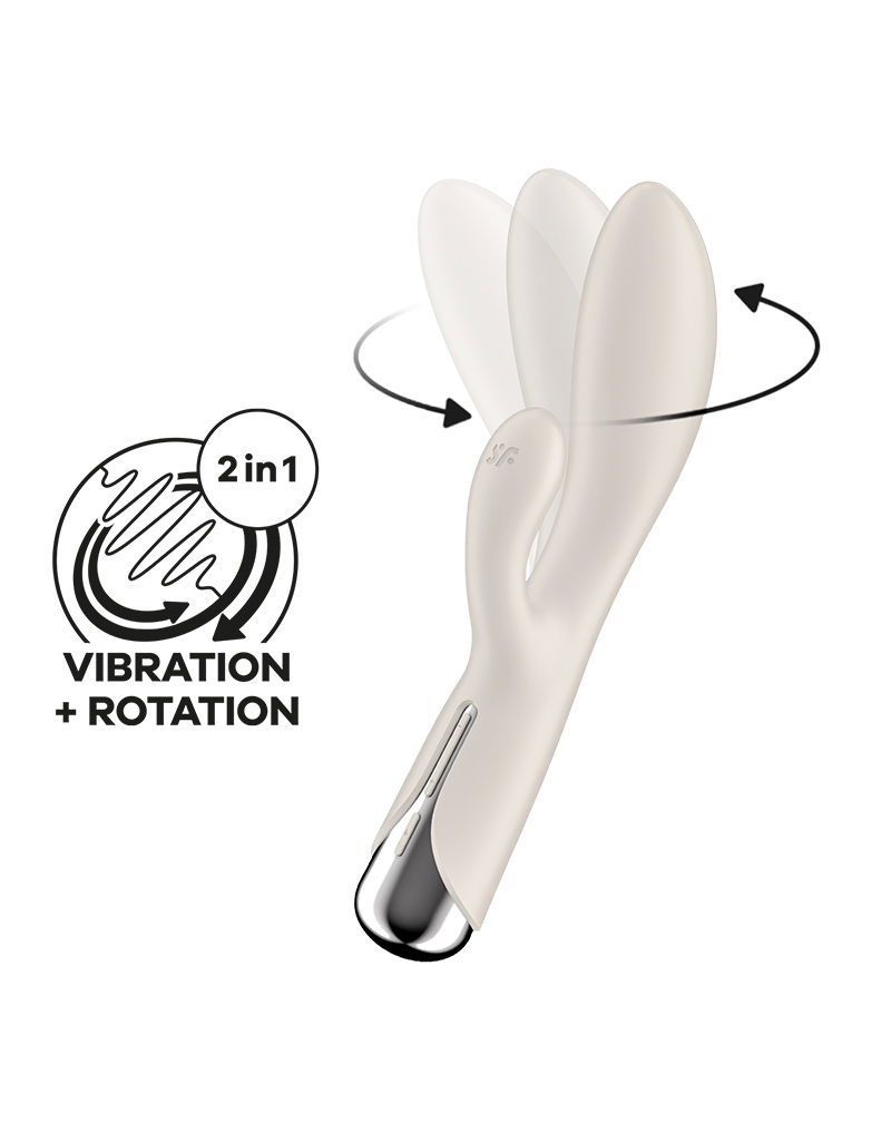 Satisfyer Spinning Rabbit 1 Vibrator Beige
