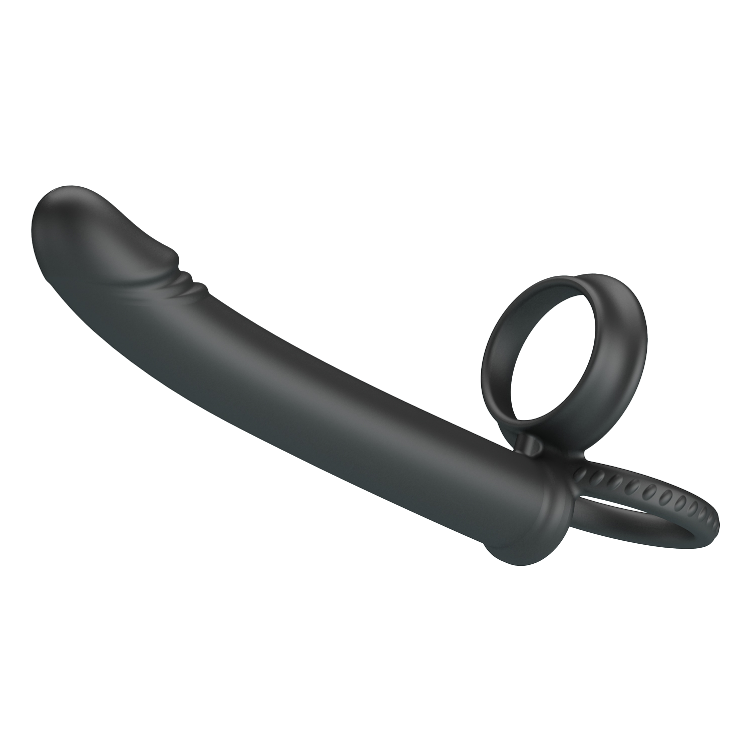 Pretty Love Moses Cock en Ball Ring Dildo Zwart - Afbeelding 3