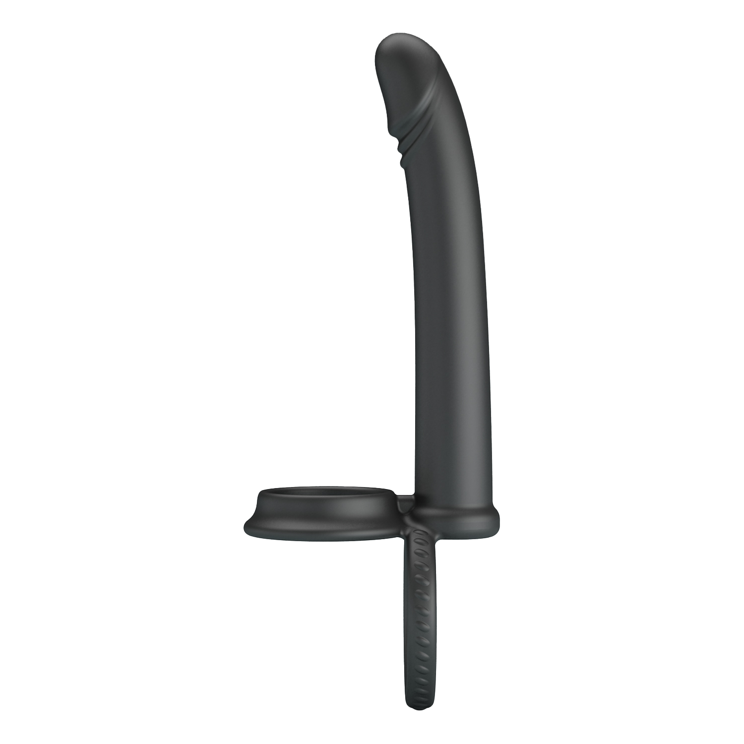 Pretty Love Moses Cock en Ball Ring Dildo Zwart - Afbeelding 4