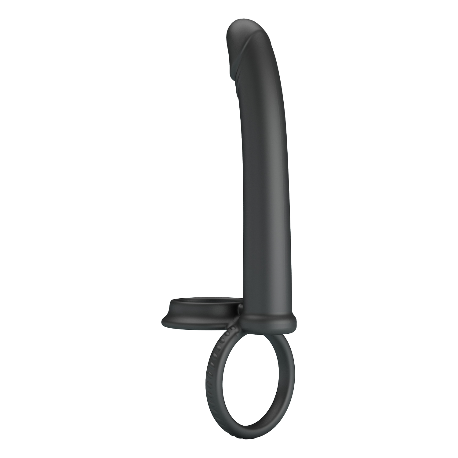 Pretty Love Moses Cock en Ball Ring Dildo Zwart - Afbeelding 5