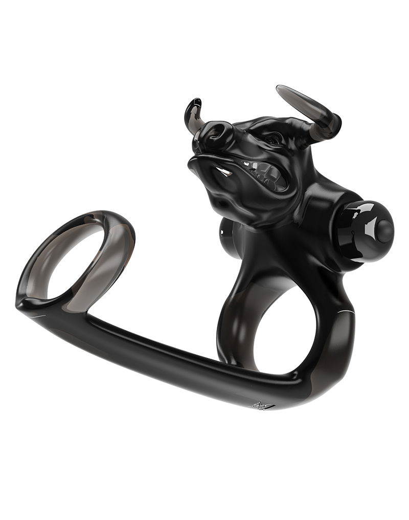 Pretty Love Bull Warrior Penisring Zwart