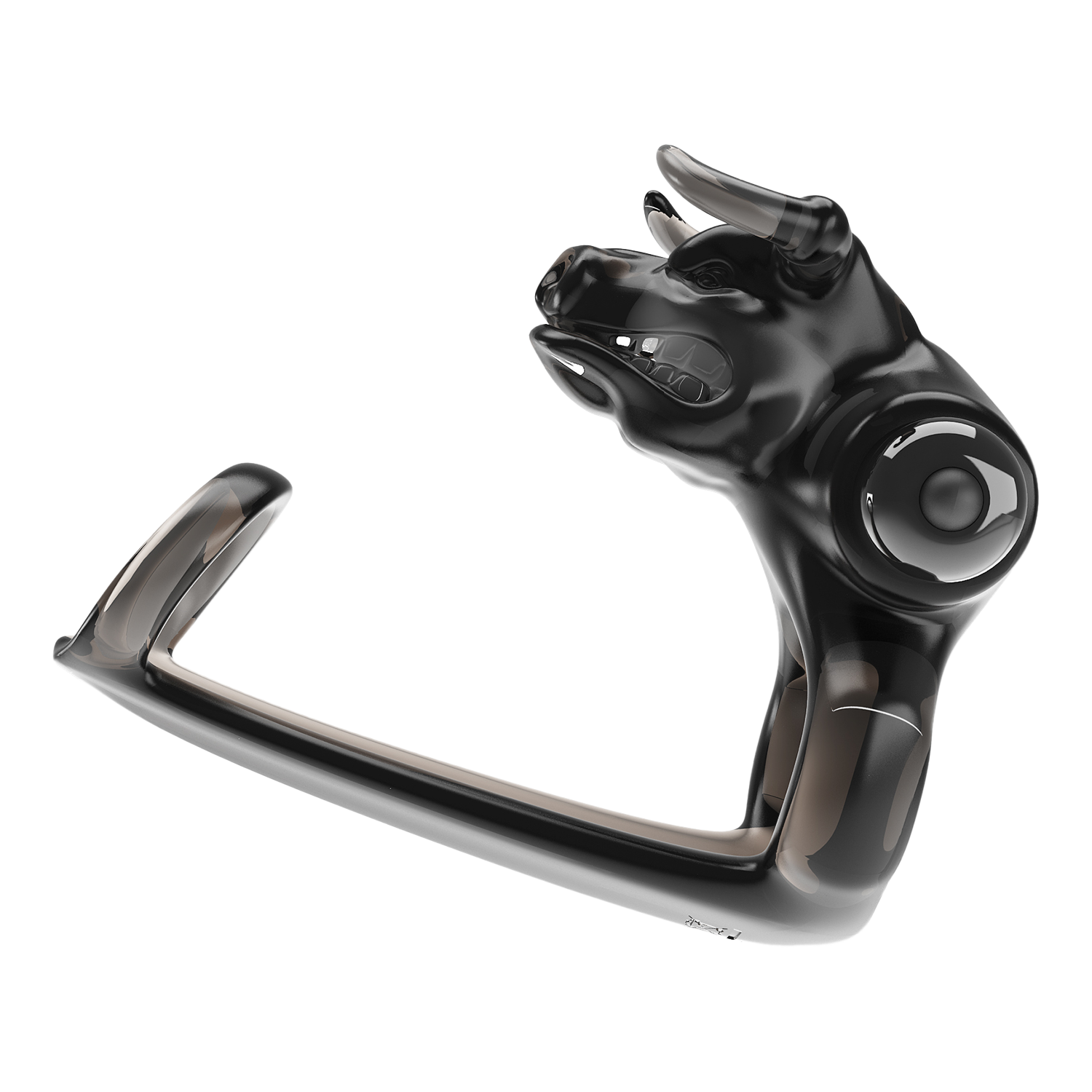 Pretty Love Bull Warrior Penisring Zwart - Afbeelding 4