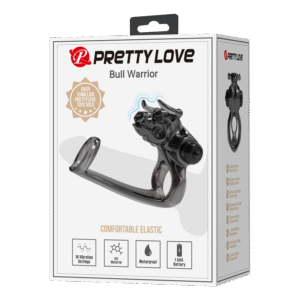 Pretty Love Bull Warrior Penisring Zwart