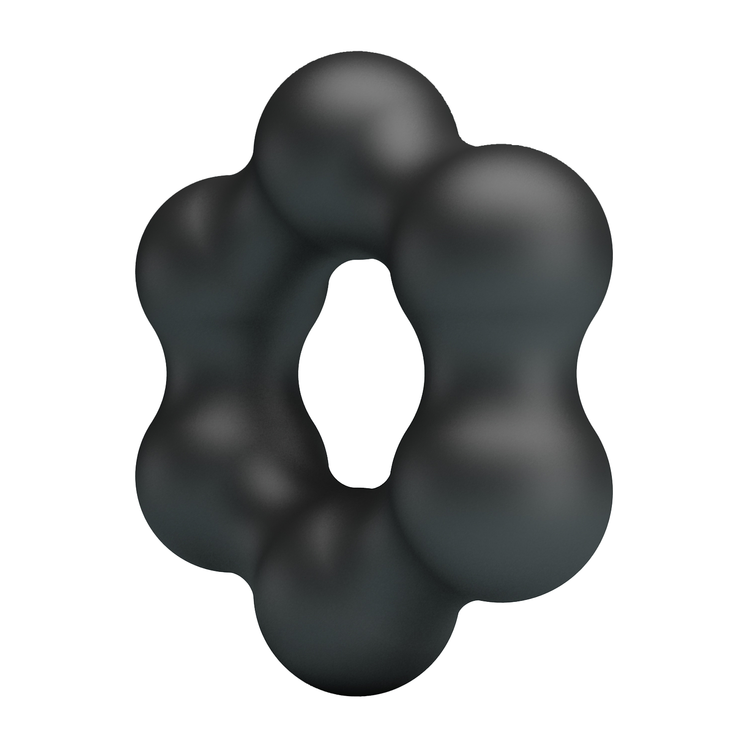 Crazy Bull Clauzell Cock Ring Model 10 Zwart - Afbeelding 4