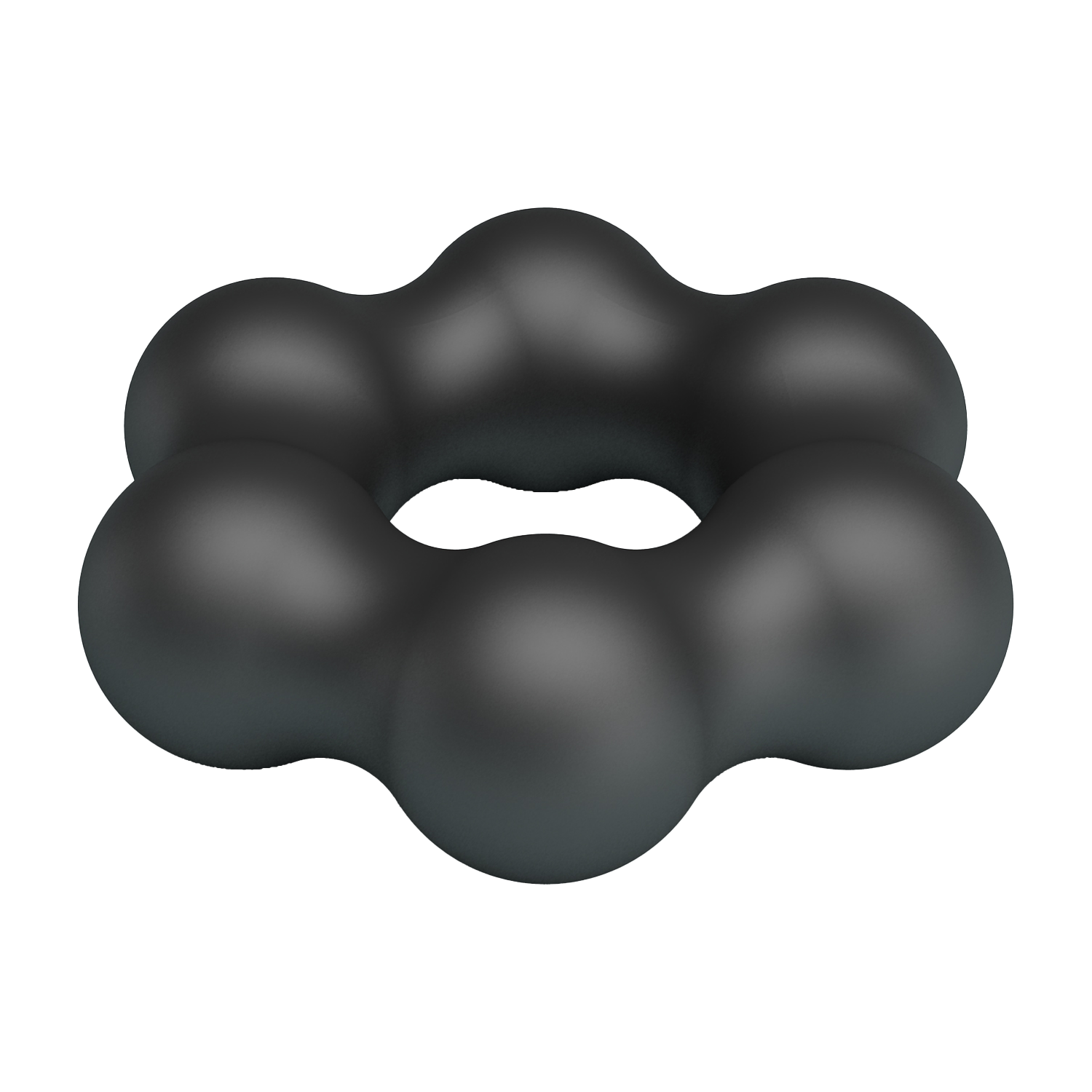 Crazy Bull Clauzell Cock Ring Model 10 Zwart - Afbeelding 5