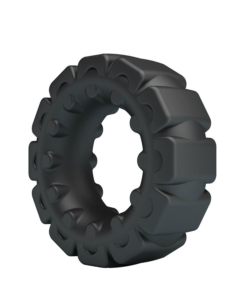 Crazy Bull Laiden Cock Ring Model 5 Zwart