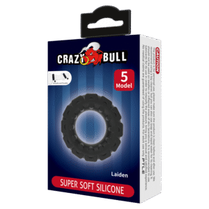 Crazy Bull Laiden Cock Ring Model 5 Zwart