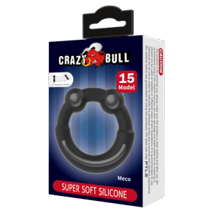 Crazy Bull Meco Cock Ring Model 15 Zwart