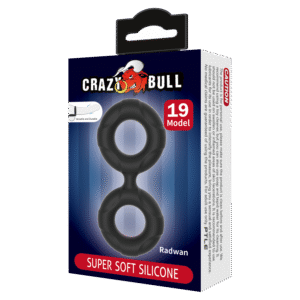 Crazy Bull Radwan Cock Ring Model 19 Zwart