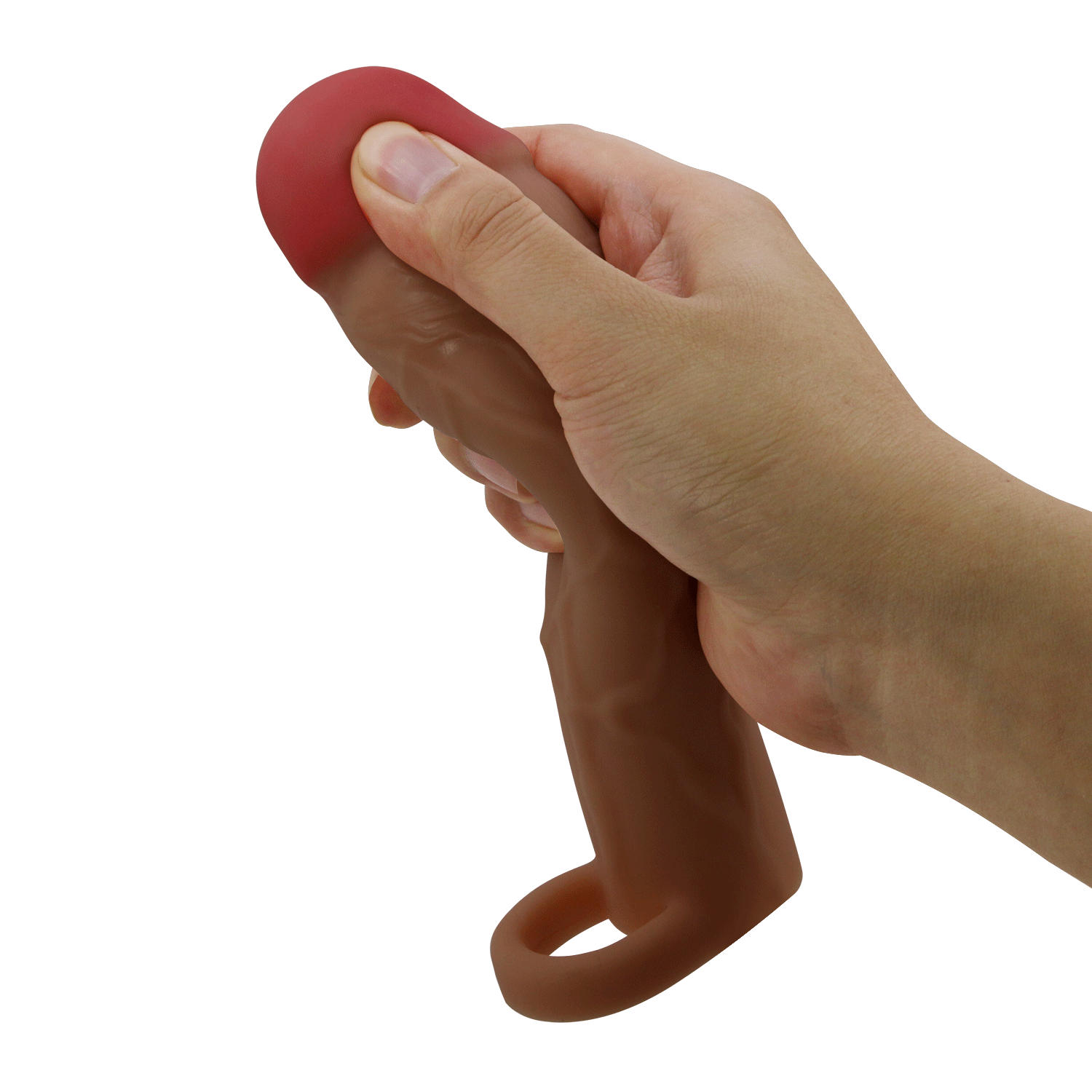 Pretty Love Hani Penis Sleeve 50mm Bruin - Afbeelding 8