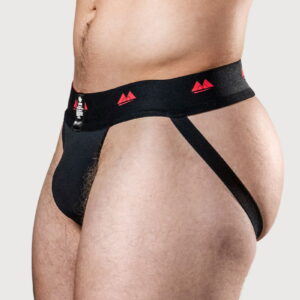 MM Reversible Jockstrap Zwart en Rood