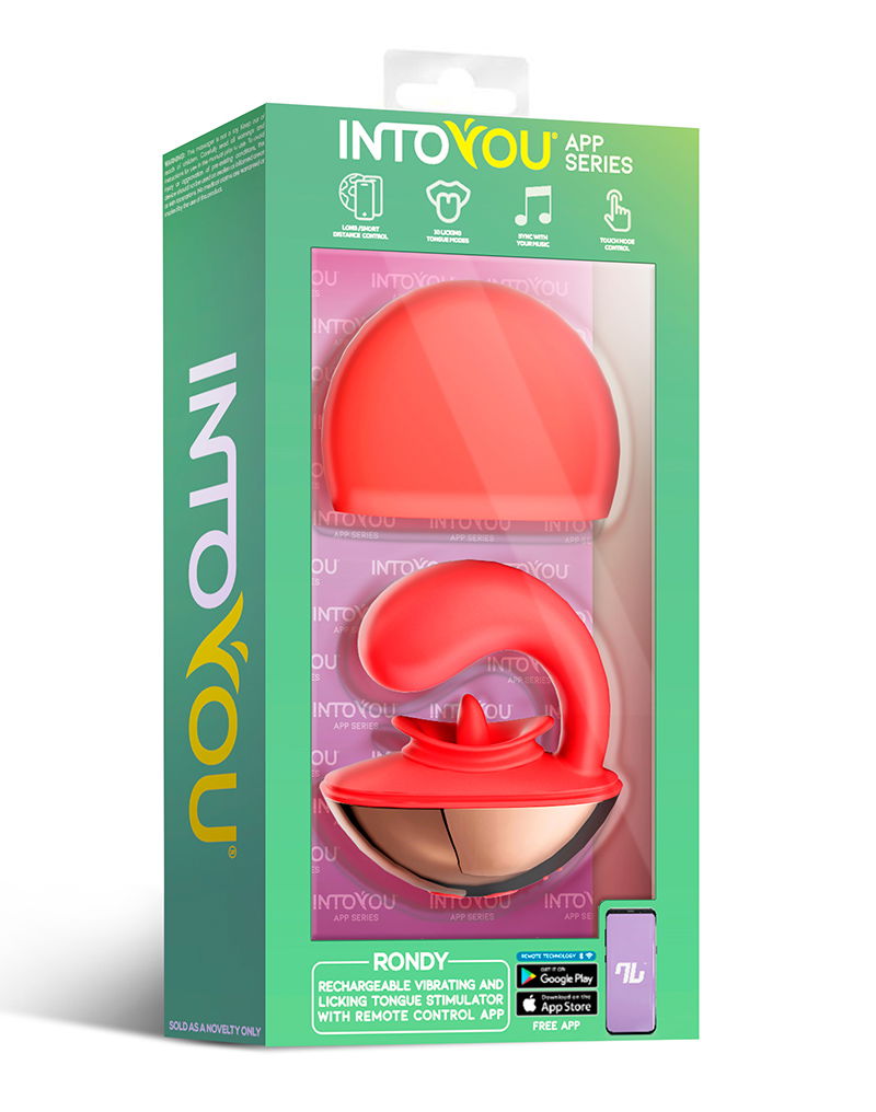 IY Rondy Clirotal Vibrator Lik Tong Rood - Afbeelding 13
