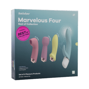Satisfyer – Marvelous Four – Air Pulse + Vibrator Set – Multicolor