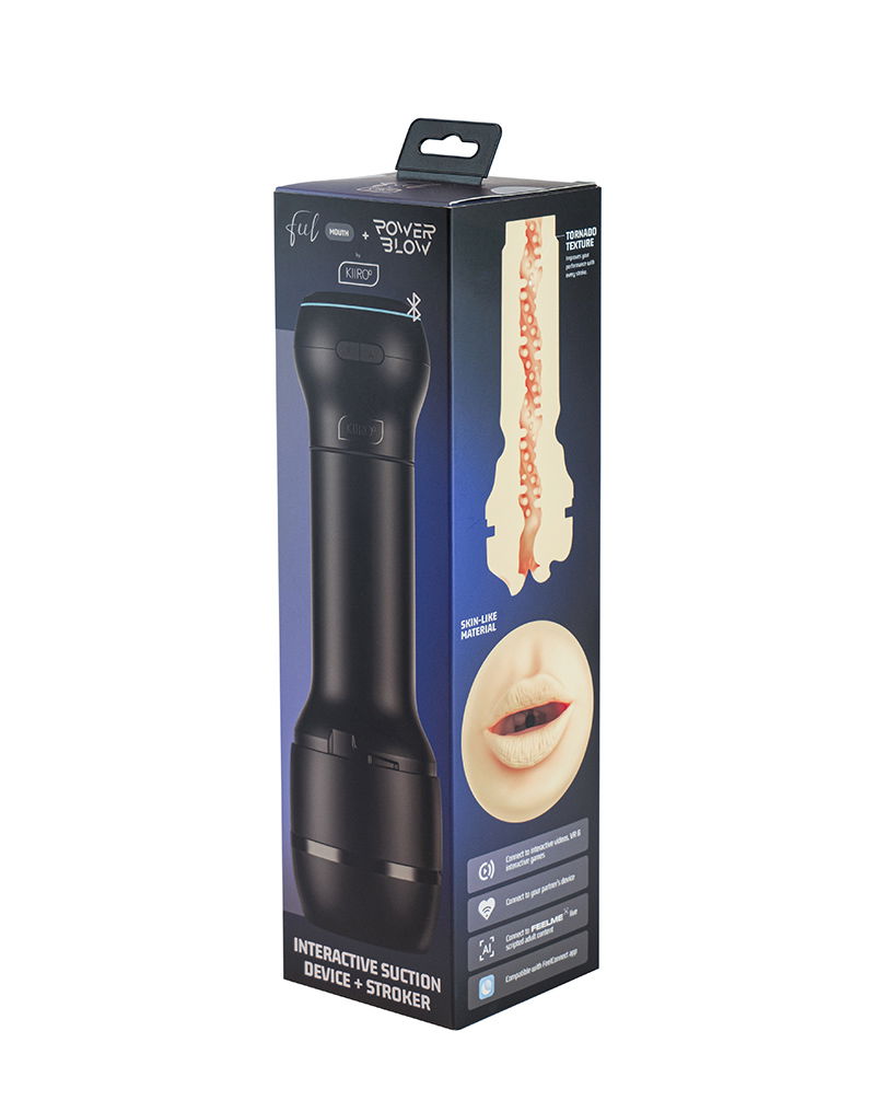 KIIROO - Powerblow en Feel Mouth Stroker Set - Zwart - Afbeelding 2