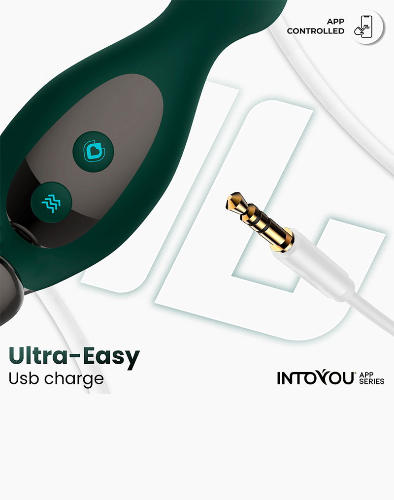 IY - Greeny - Prostaatmassager met vinger wiggling, App Controlled - Groen - Afbeelding 5