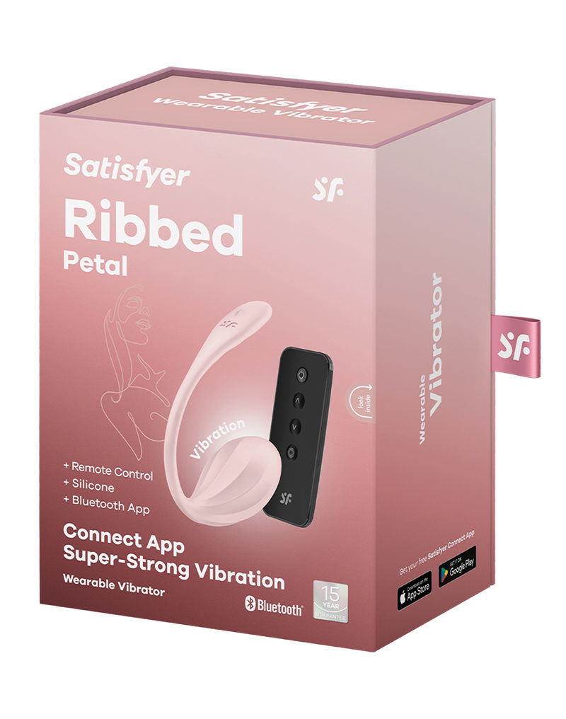 Satisfyer Ribbed Petal Rose Roze - Afbeelding 3