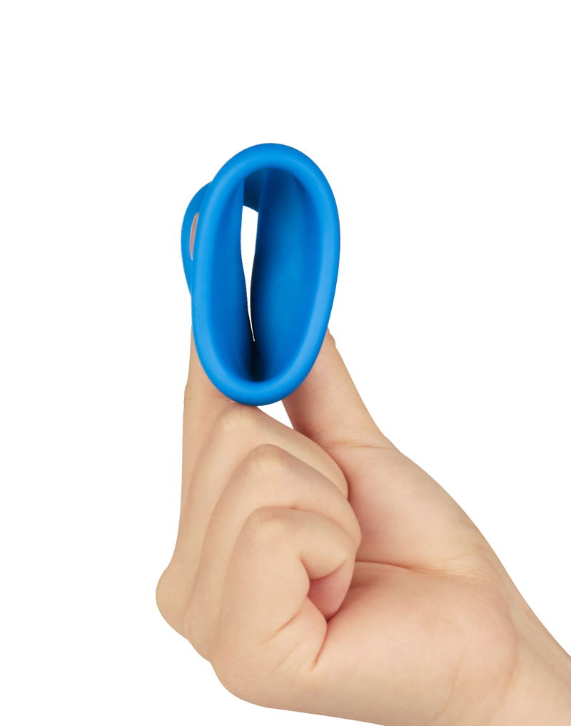 LoveToy Pinnacle Pro Tapered Squeeze Stretcher Blauw - Afbeelding 7