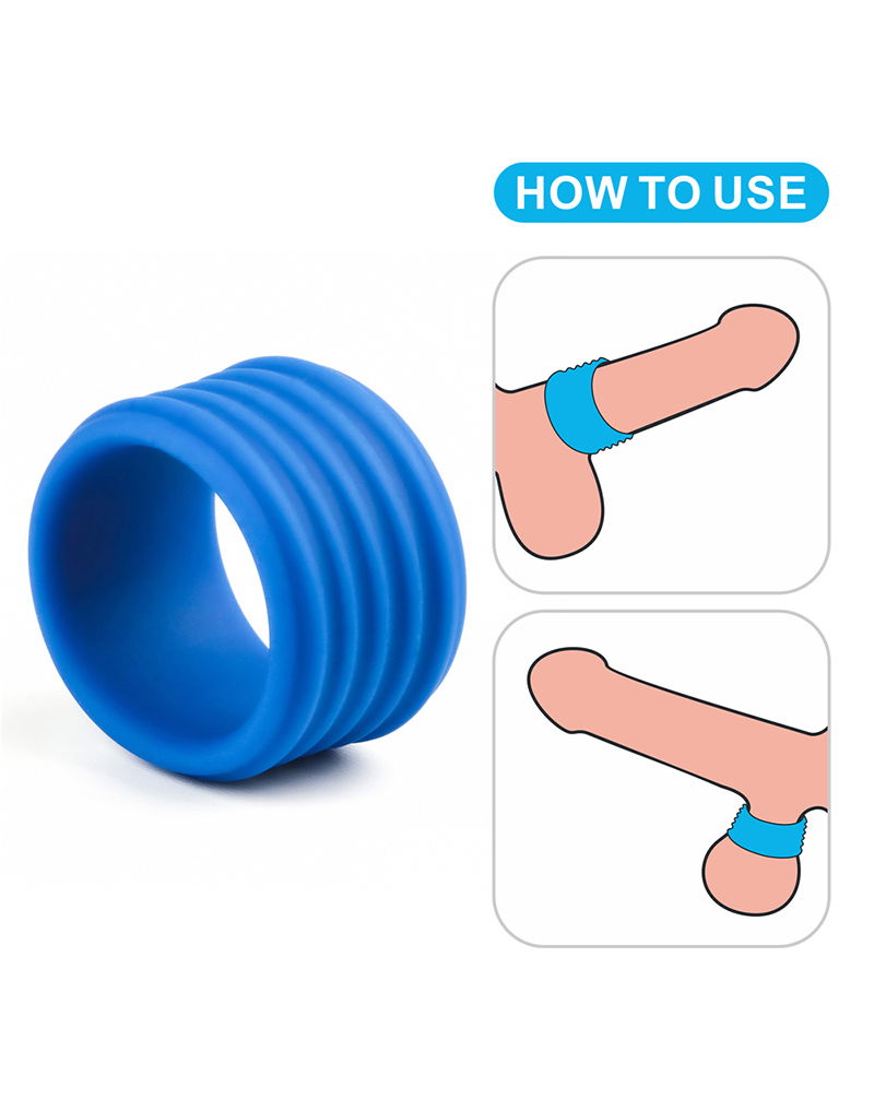 LoveToy Pinnacle Pro Deep Rib Grip Ring - Afbeelding 9