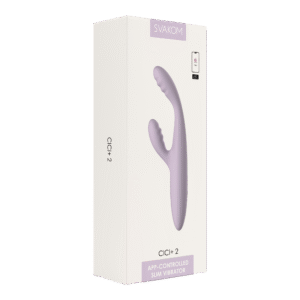 SVAKOM – Cici 2+ – Slanke G-Spot rabbit vibrator (met App-bediening) – Lila
