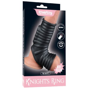 Wave Knights Ring Vibrerende Penis en Scrotum
