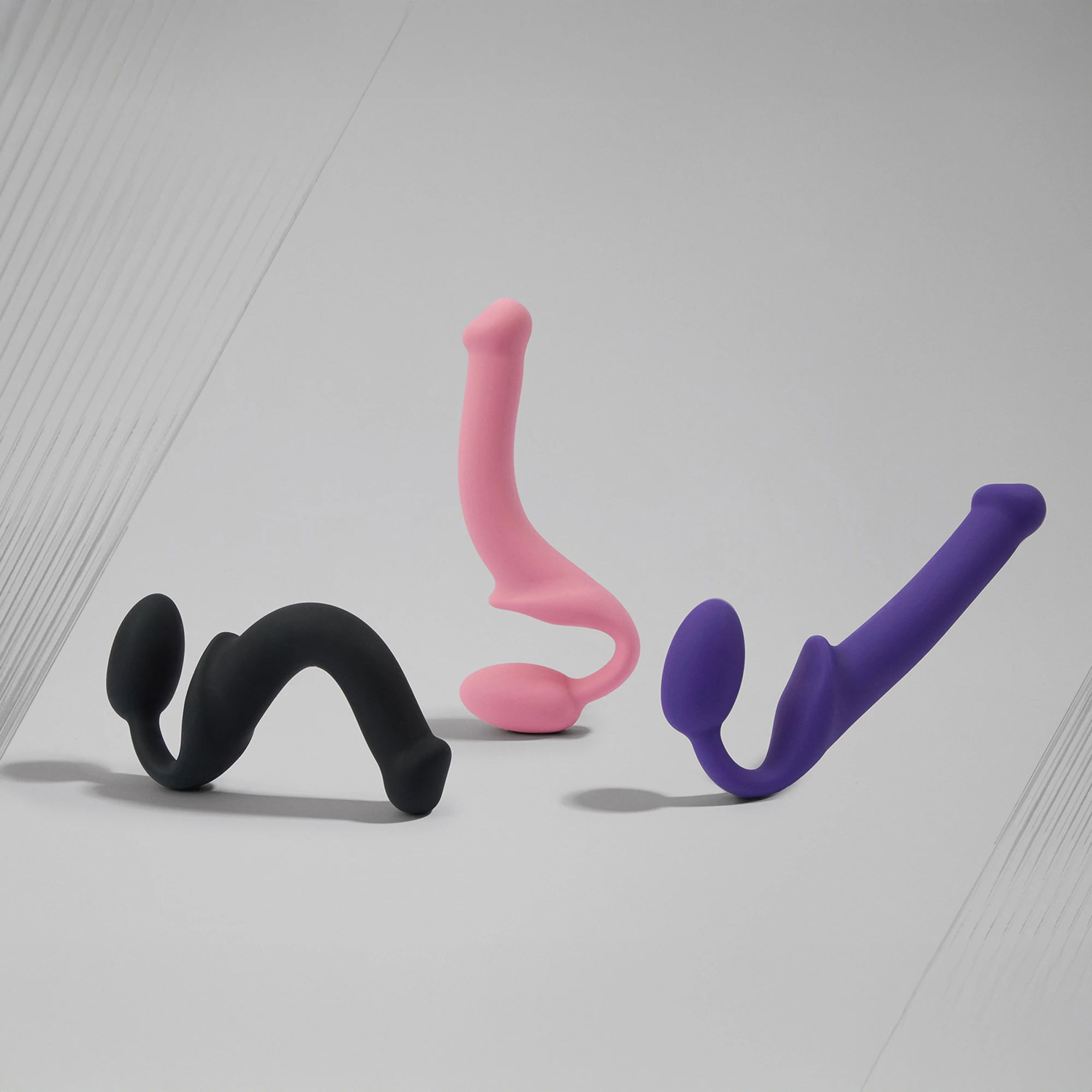 Strap-On-Me - Semi-Realistische Dildo Maat XL Roze - Afbeelding 9