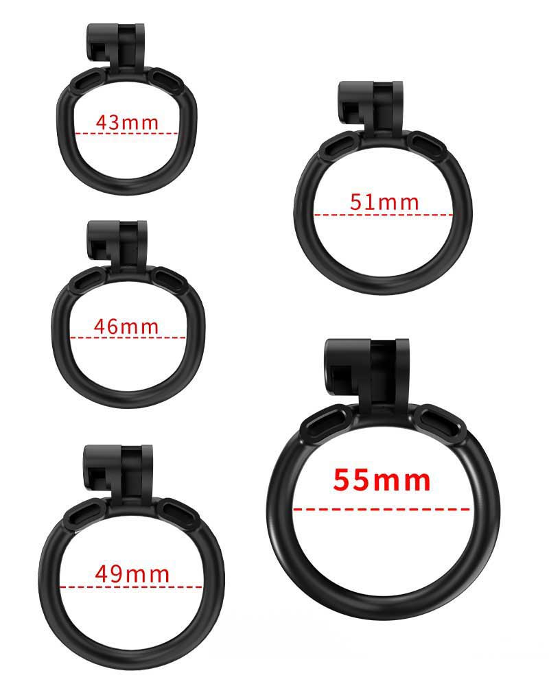 Rimba P-Cage Peniskooi Maat XS Zwart - Afbeelding 6