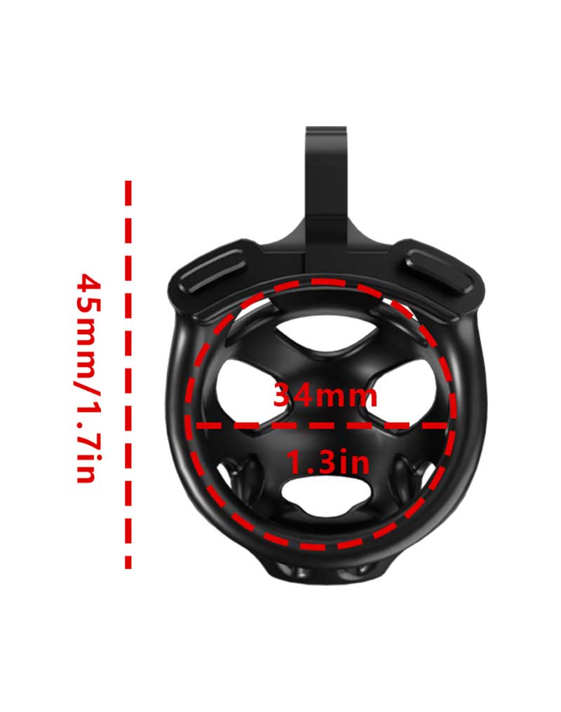 Rimba P-Cage Peniskooi Maat XS Zwart - Afbeelding 5