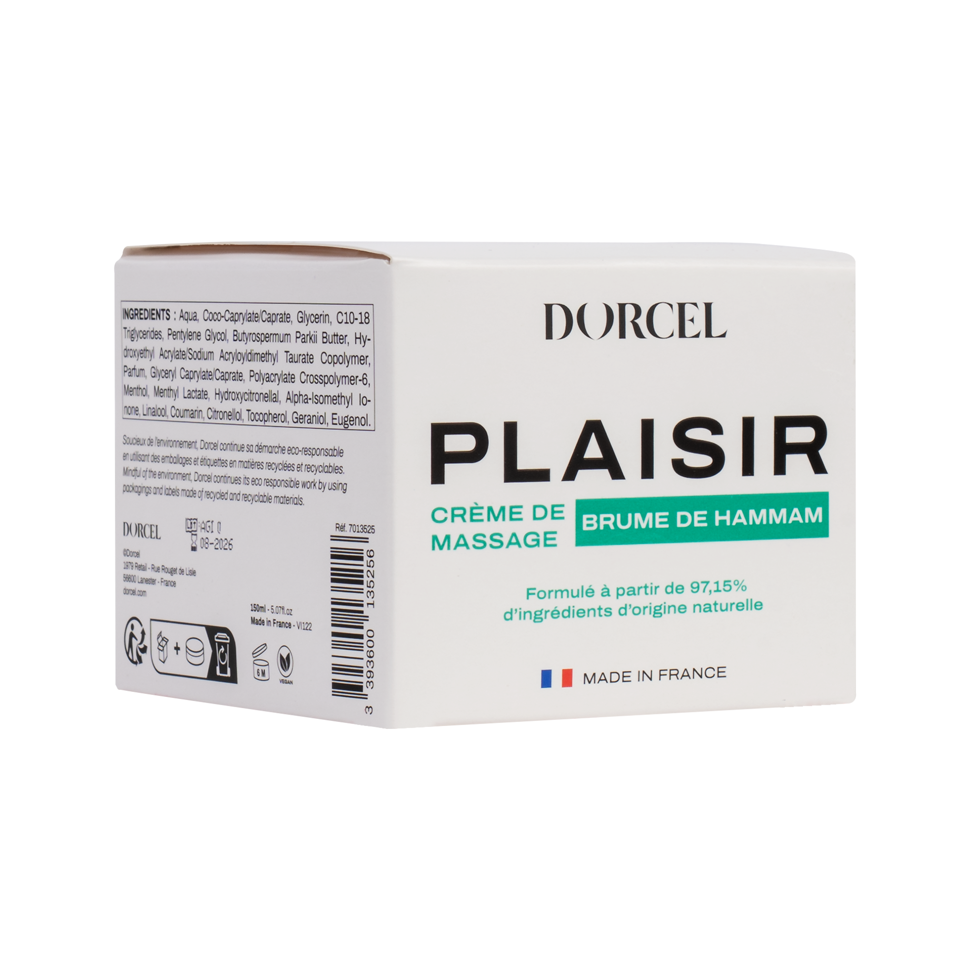 Dorcel Plaisir Brume De Hammam Massagecreme 150 ml - Afbeelding 3
