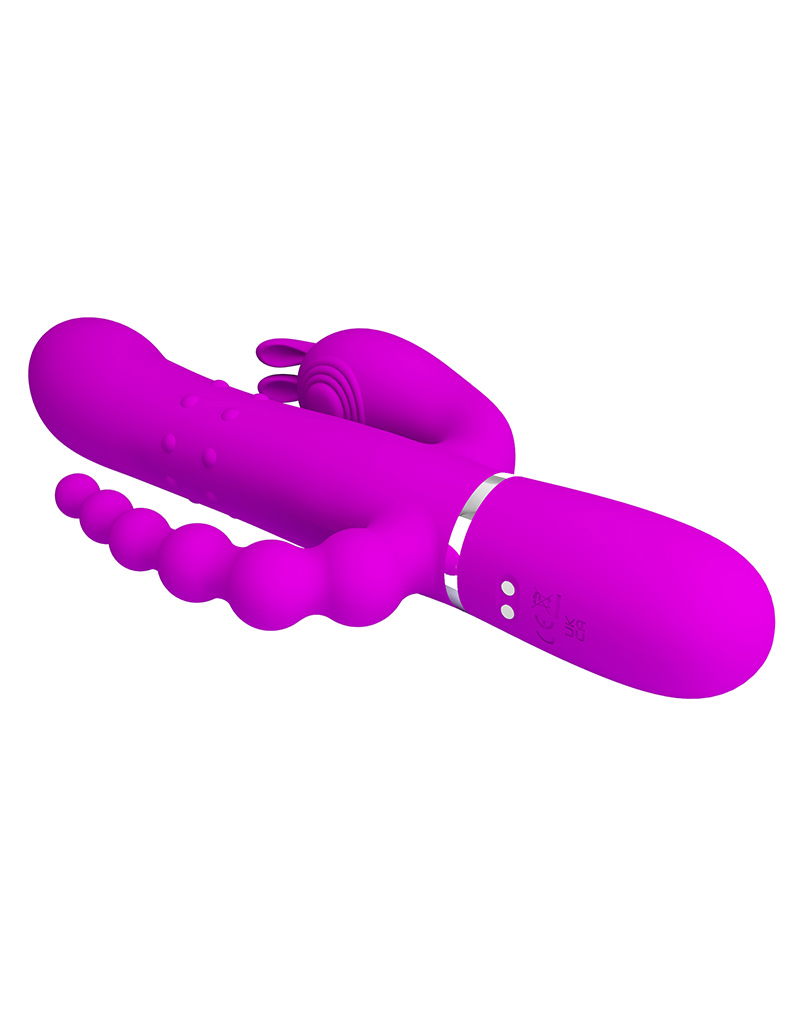 Pretty Love Cammy Triple Vibrator Paars - Afbeelding 5