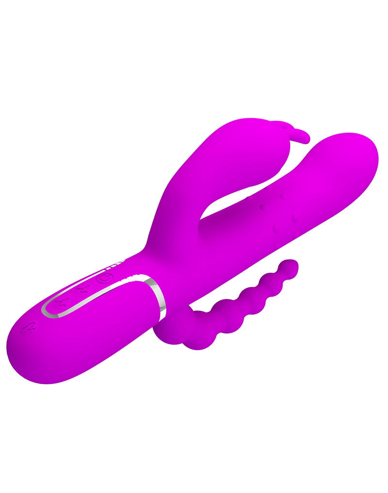 Pretty Love Cammy Triple Vibrator Paars - Afbeelding 7