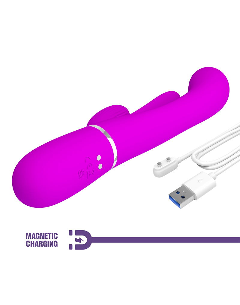 Pretty Love Shania Thrusting Rabbit Vibrator Paars - Afbeelding 10