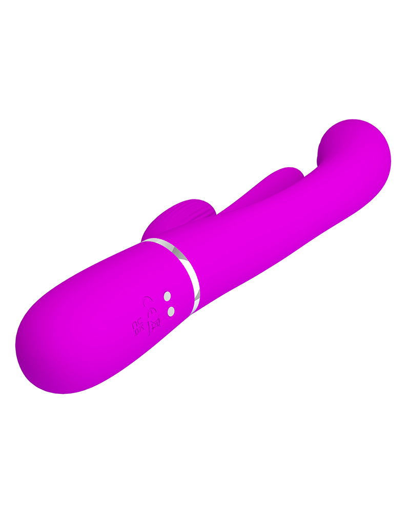 Pretty Love Shania Thrusting Rabbit Vibrator Paars - Afbeelding 4